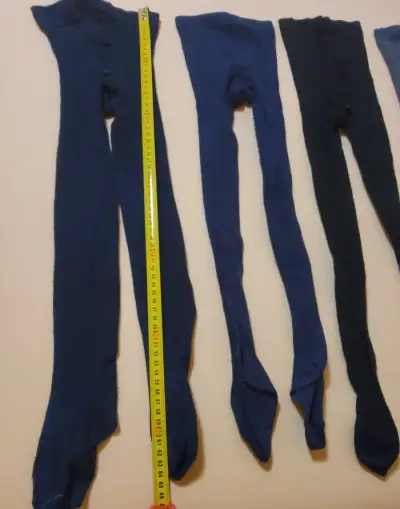 Jednobarevné punčocháče 4 páry
