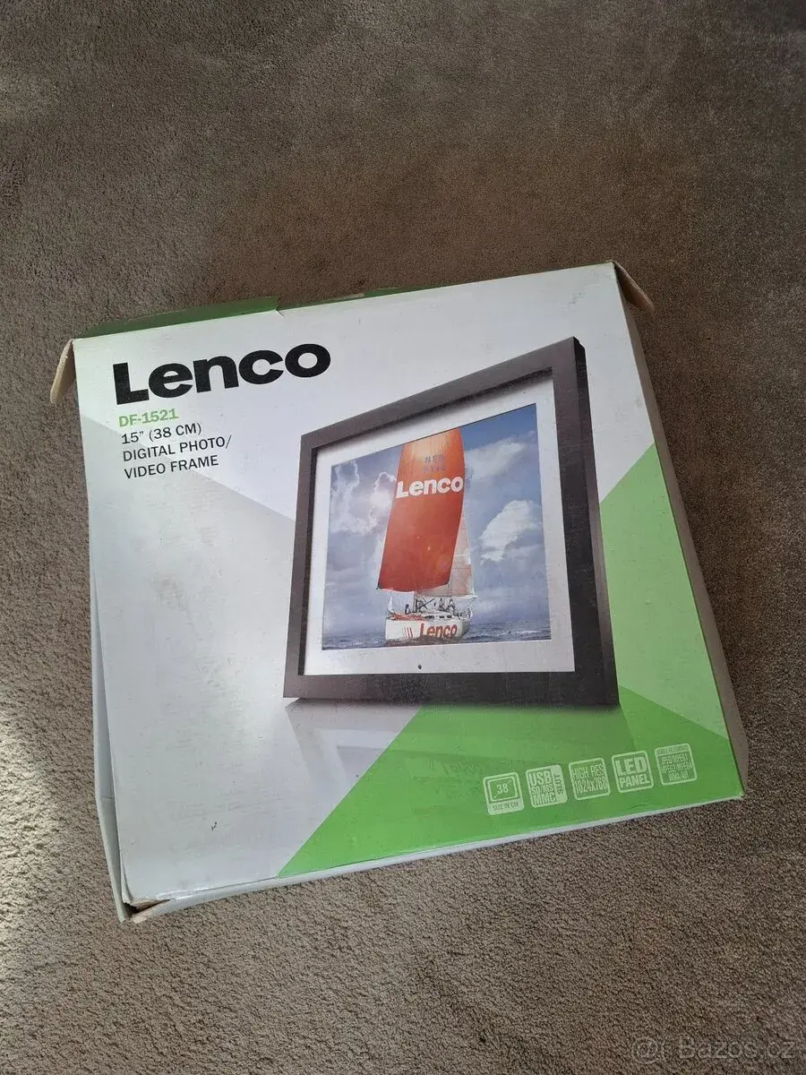 Digitální fotorámeček Lenco DF-1521