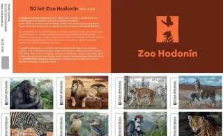známkový sešitek 50 LET ZOO HODONÍN - VZ ZS: 0189
