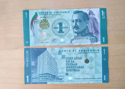 GUATEMALA - 1 Quetzal - rok 2024