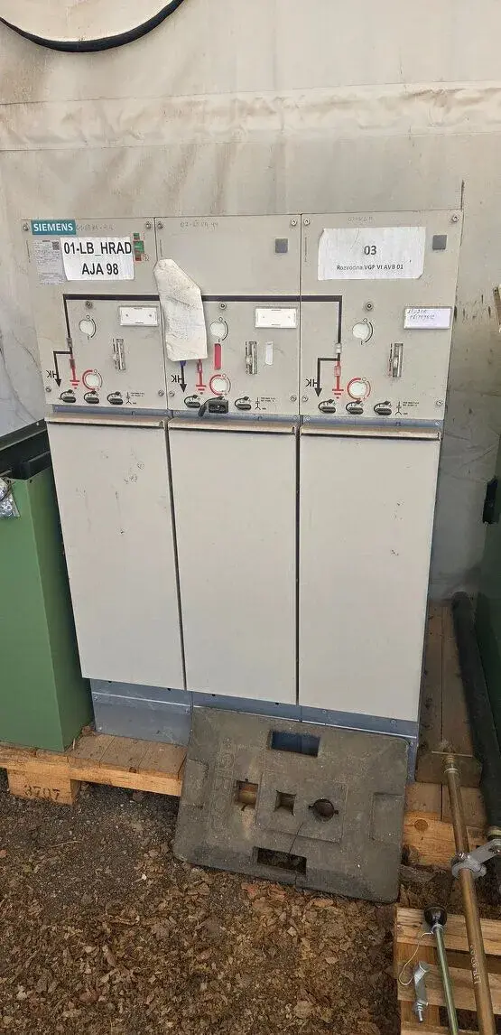 VN rozváděč SIEMENS 8DJH RRR (22 kV / 24 kV) - plynem izolov