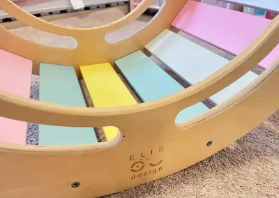 Montessori houpačka 6in1 smile pastel - Elis Design