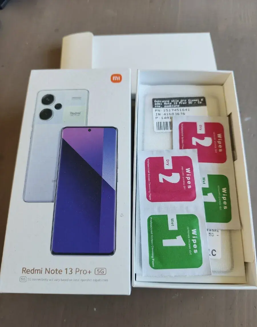 Xiaomi Redmi Note 13 Pro+ 5G, 12 GB RAM / 512 GB úložiště.