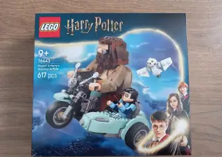 Lego Hagrid a Harry Potter na motorce