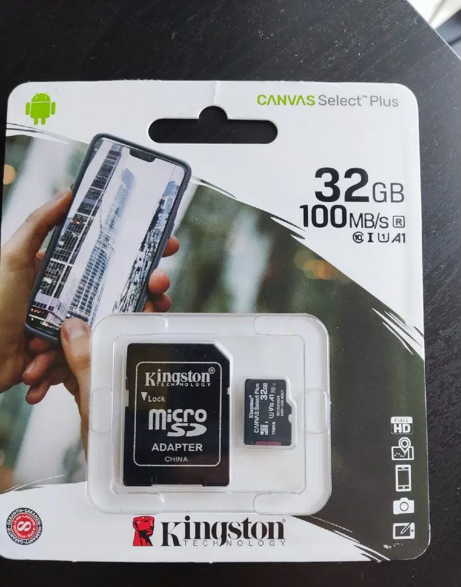 Paměťová karta microSD 32GB Kingston