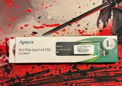 Apacer AS2280P4 1TB NVMe SSD – 100 % zdraví, pouze 151 hodin
