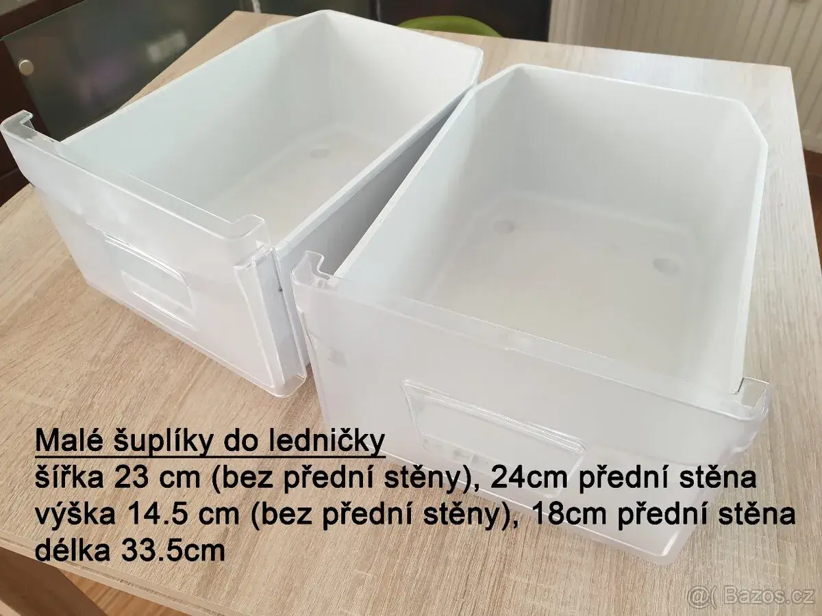 Šuplíky do lednice a mrazničky