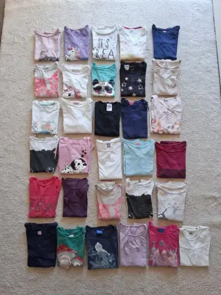 31x tričko s dlouhým rukávem vel. 110/116