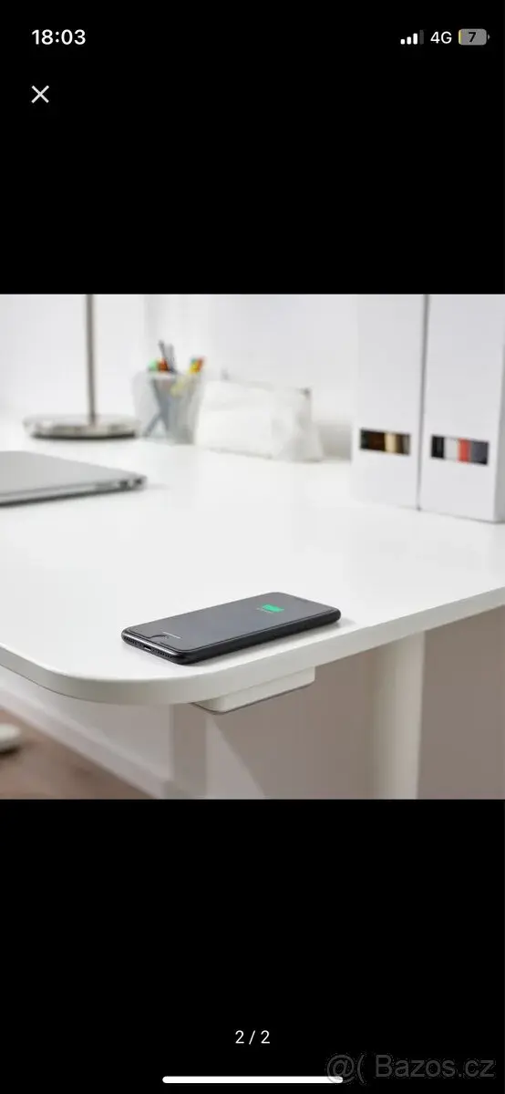 Bezdrátová nabíječka IKEA Sjomarke na telefon