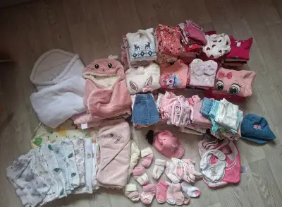 Sada oblečení na holčičku od narození do 12 měsíců