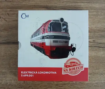 Stříbrná mince DIESELELEKTRICKÁ LOKOMOTIVA S 699.001