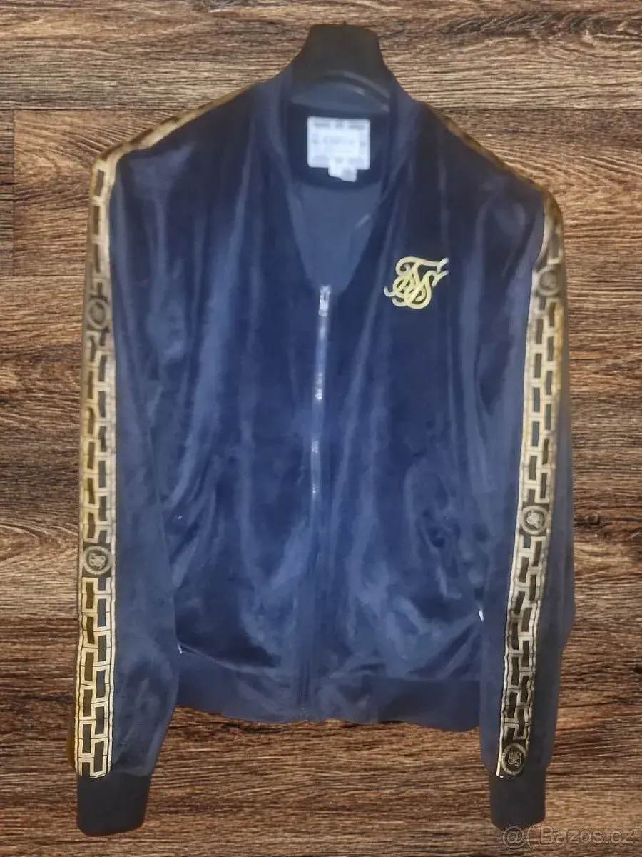 velurový bomber SikSilk – VEL. M