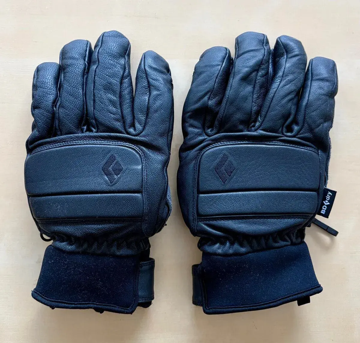 Kožené rukavice Black Diamond s membránou vel. XL
