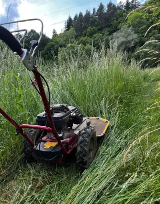 Sečení trávy, vysoké trávy a křovin
