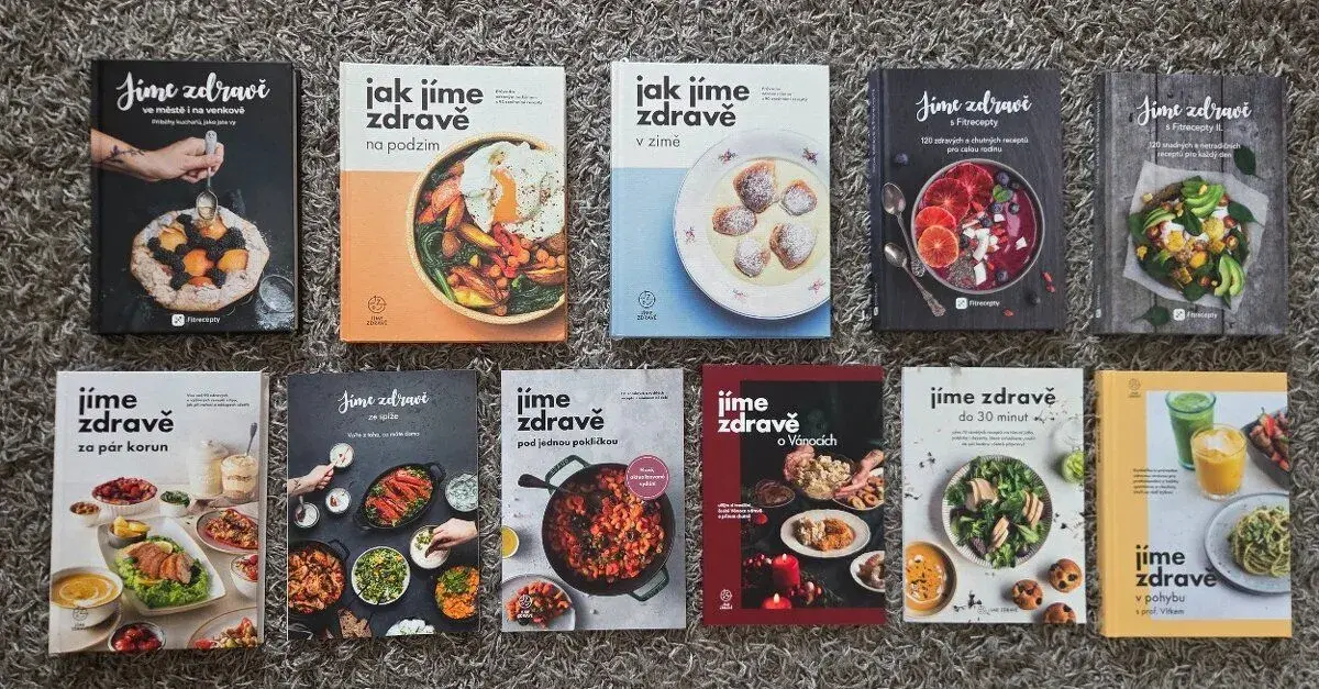Kuchařky JÍME ZDRAVĚ - 10 knih