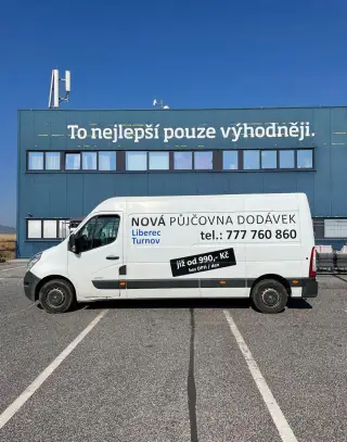 Pronájem, půjčovna dodávek Liberec, řidičák B