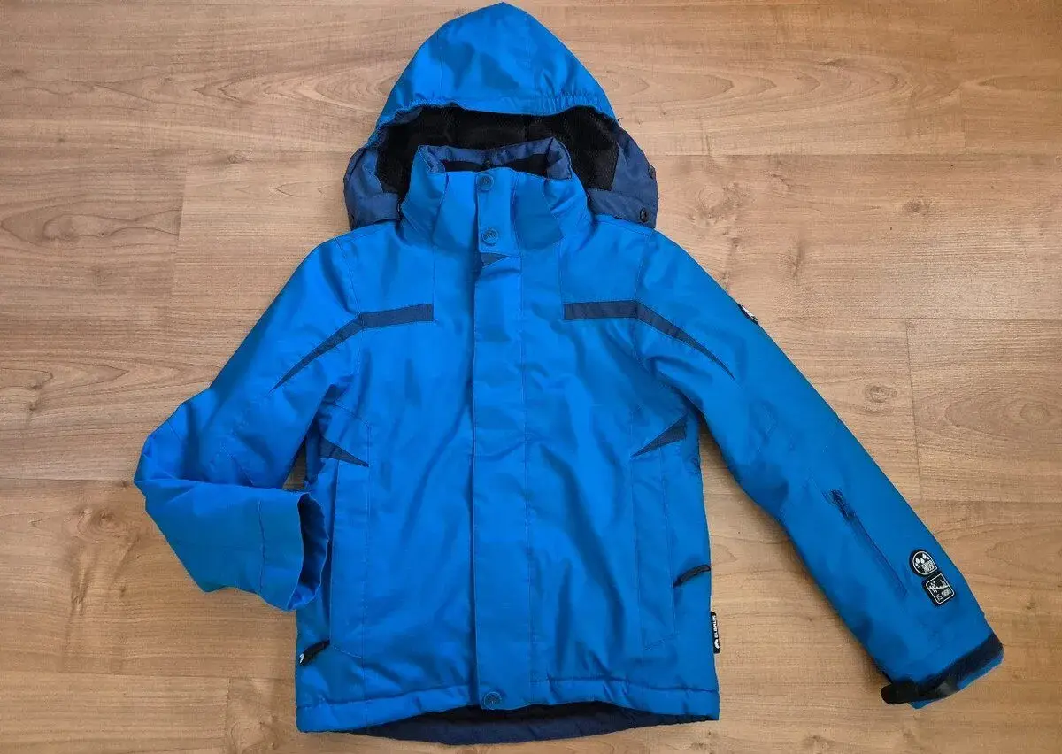 zimní lyžařská bunda modrá elbrus v.140