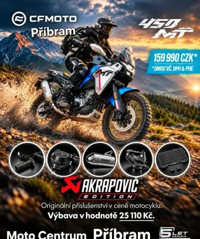 CFMOTO 450MT-R Akrapovič edition E5+