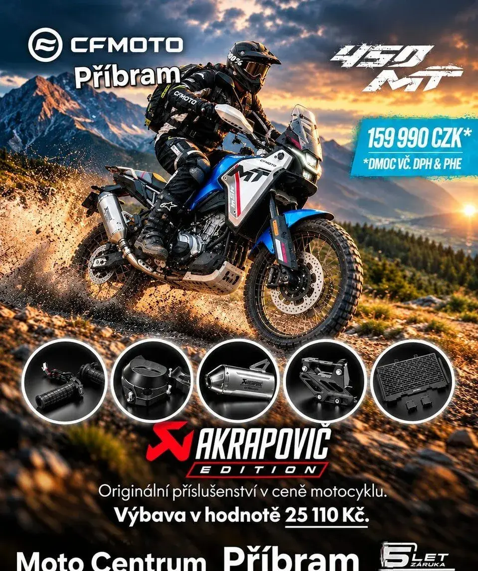 CFMOTO 450MT-R Akrapovič edition E5+