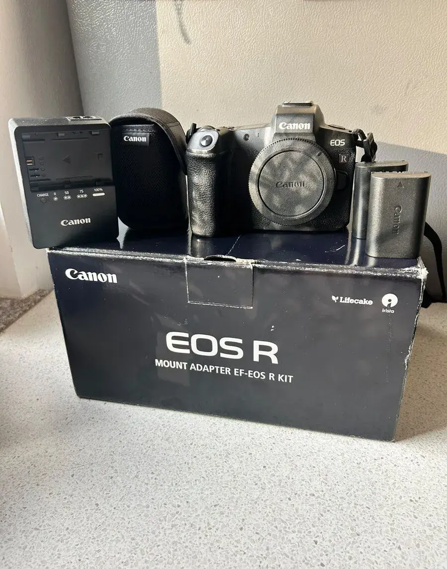 Canon r +adaptér