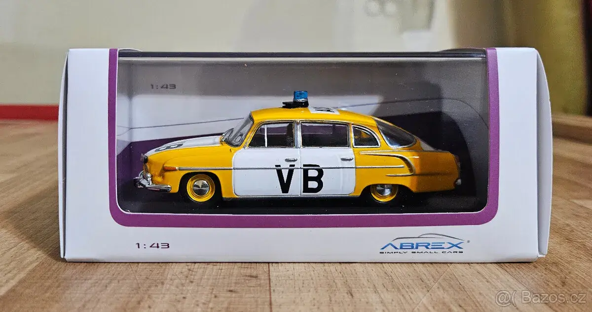Abrex 1:43 Tatra 603 1969 Veřejná Bezpečnost se STOPko