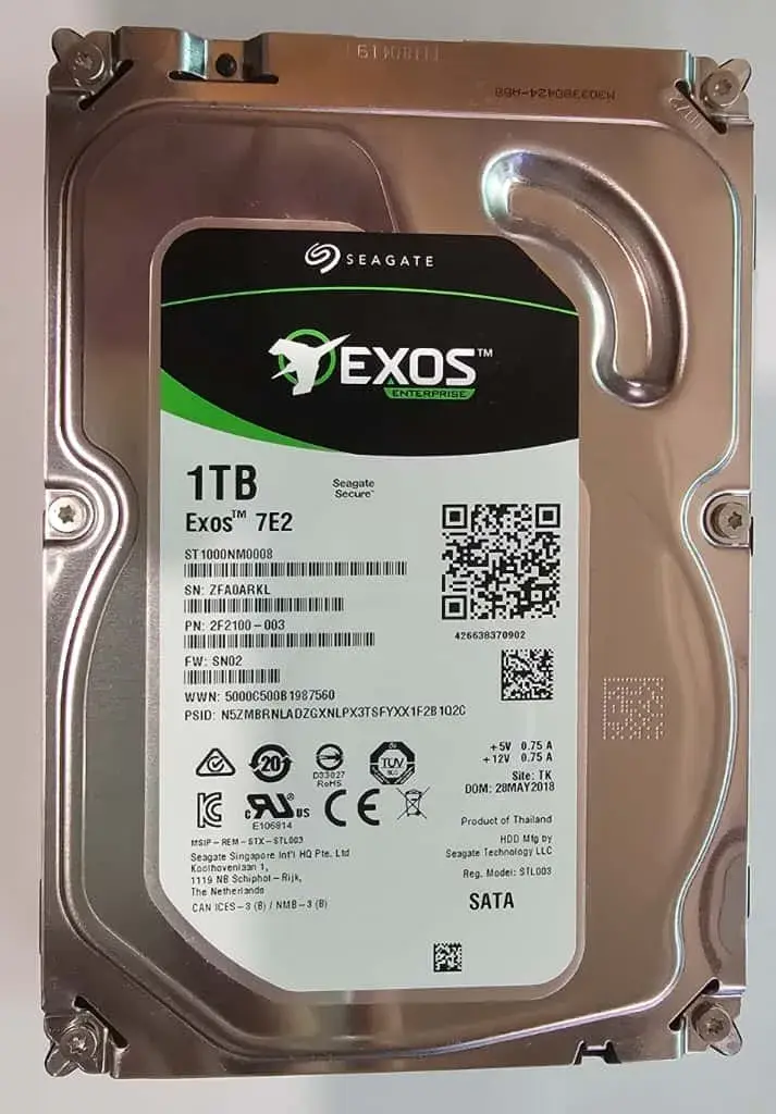 Seagate Exos 1TB - 7E2