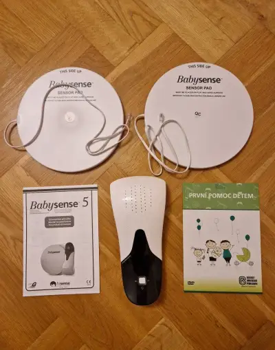 Babysense 5 monitor dechu – 2 podložky, komplet, funkční