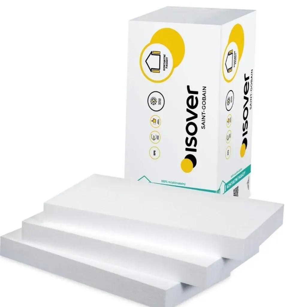 Bílý fasádní polystyren Isover – 200 mm