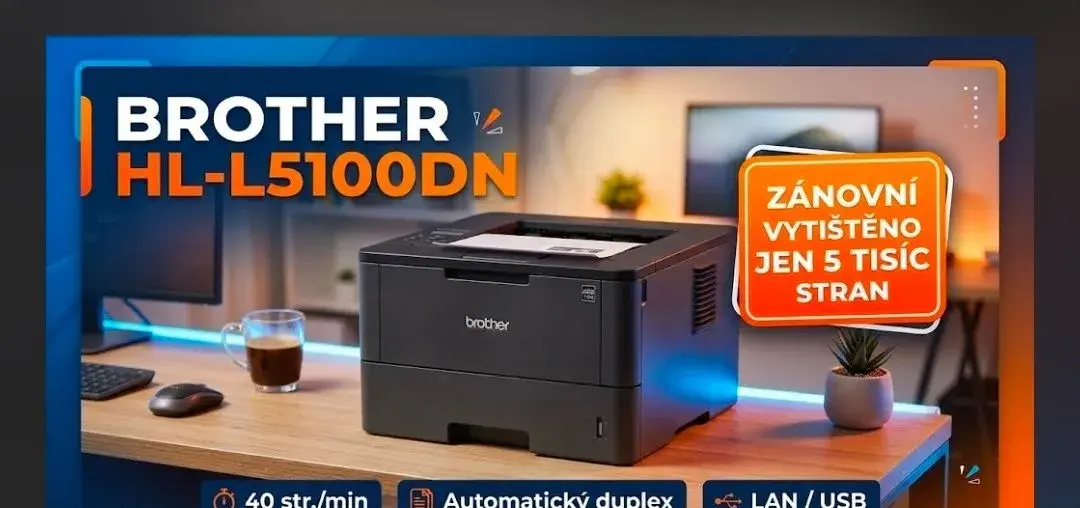 Brother HL-L5100DN – zánovní