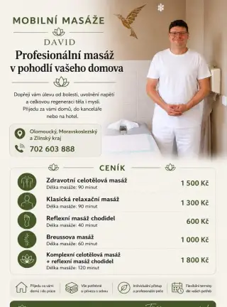 Masáže u Vás doma