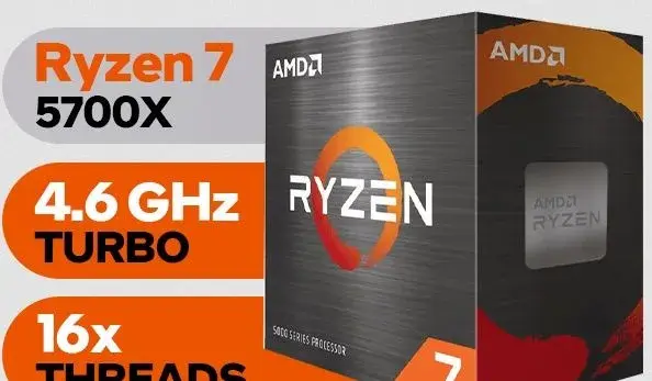 Herní CPU Ryzen 7 5700X | socket AM4 | BOOST 4,6Ghz