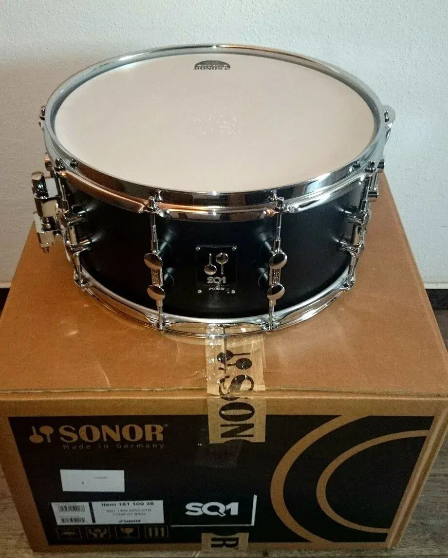 Nový snare Sonor SQ1-14"x6,5,GTblack