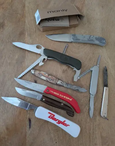 Nůž victorinox, Mikov, Manly, aj.