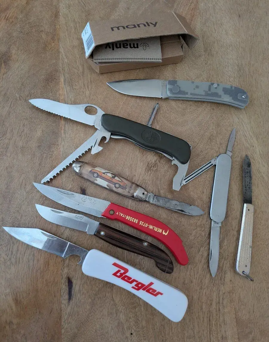 Nůž victorinox, Mikov, Manly, aj.