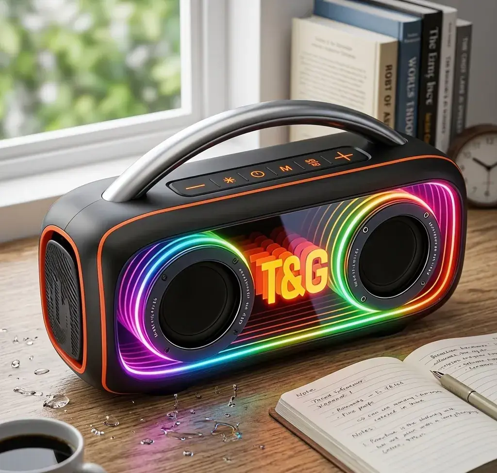 Kvalitní a krásný bluetooth reproduktor se 3D zrcadlovými ba