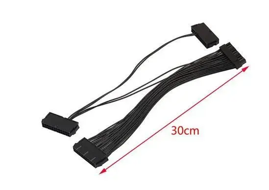 24Pin PSU Power propojovací kabel 2.až 3. zdrojů