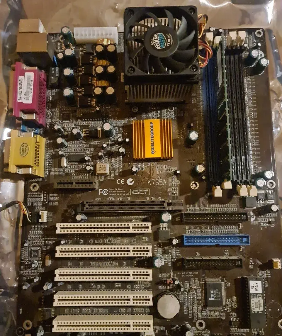 Mb Elitegroup K7S5A socket A + Amd Athlon 2400+