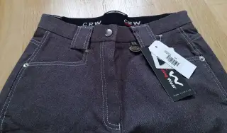 Rajtky CRW - džínový vzor vel. 36 nové