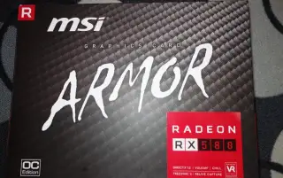2x msi radeon armor rx580 8gb