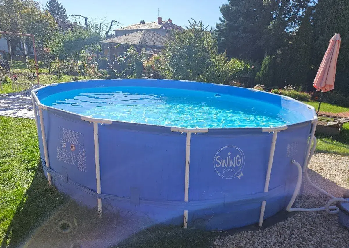 Bazén Swing Pools 457 × 122 cm + písková filtrace + schůdky