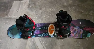 Snowboard komplet 120cm +boty Ride