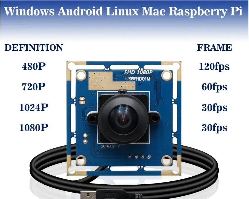 Kamerový modul USB 1080p 3ks