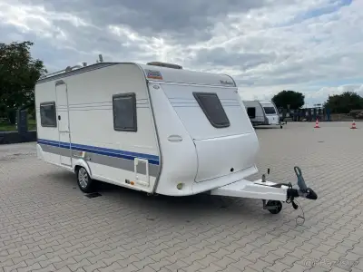 Hobby de luxe 460, 4 osoby, bojler, sprcha, stan