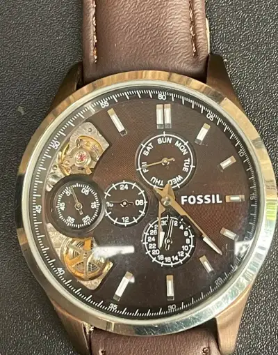 Panské hodinky Fossil automat + quartz kinetic, plně funkčn