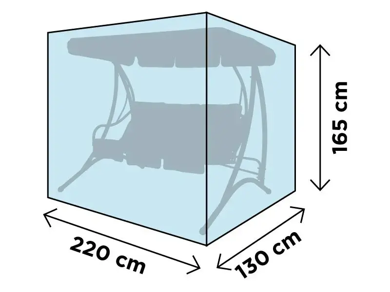 Mountfield Kryt na houpačku 220 x 130 x 165 cm, se zipem
