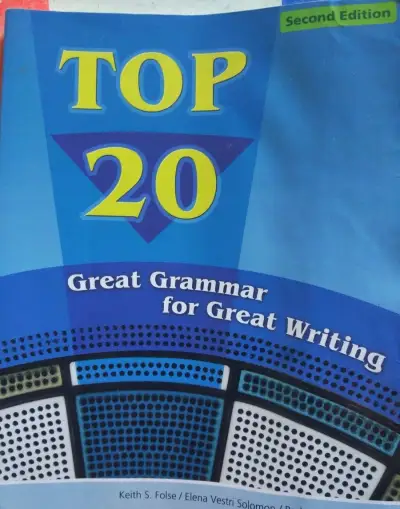 Učebnice angličtiny — 20 Great Grammar for Great Writing