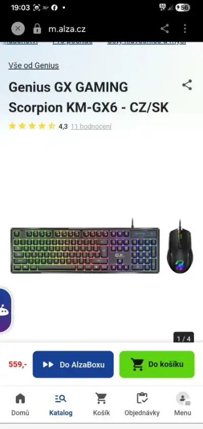 GAMING Genius GX klávesnice KM-GX6