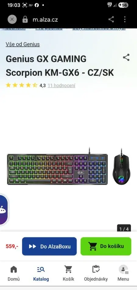 GAMING Genius GX klávesnice KM-GX6