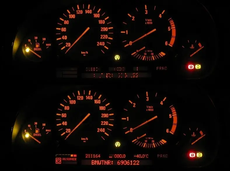 Oprava displeje - pixelů tachometru - BMW E39, E38, E53, E34