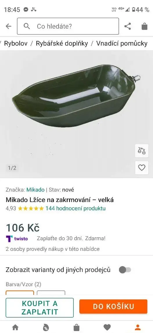 Lopatka na zákrm
